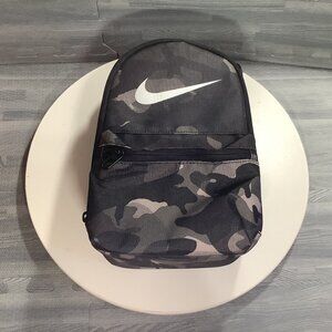 Nike Zip Up Insulated 6L Lunch Bag Camo Grey School Work